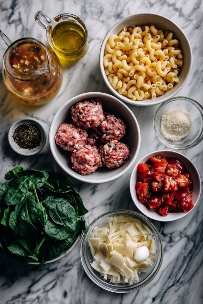 Italian Sausage Macaroni Soup
