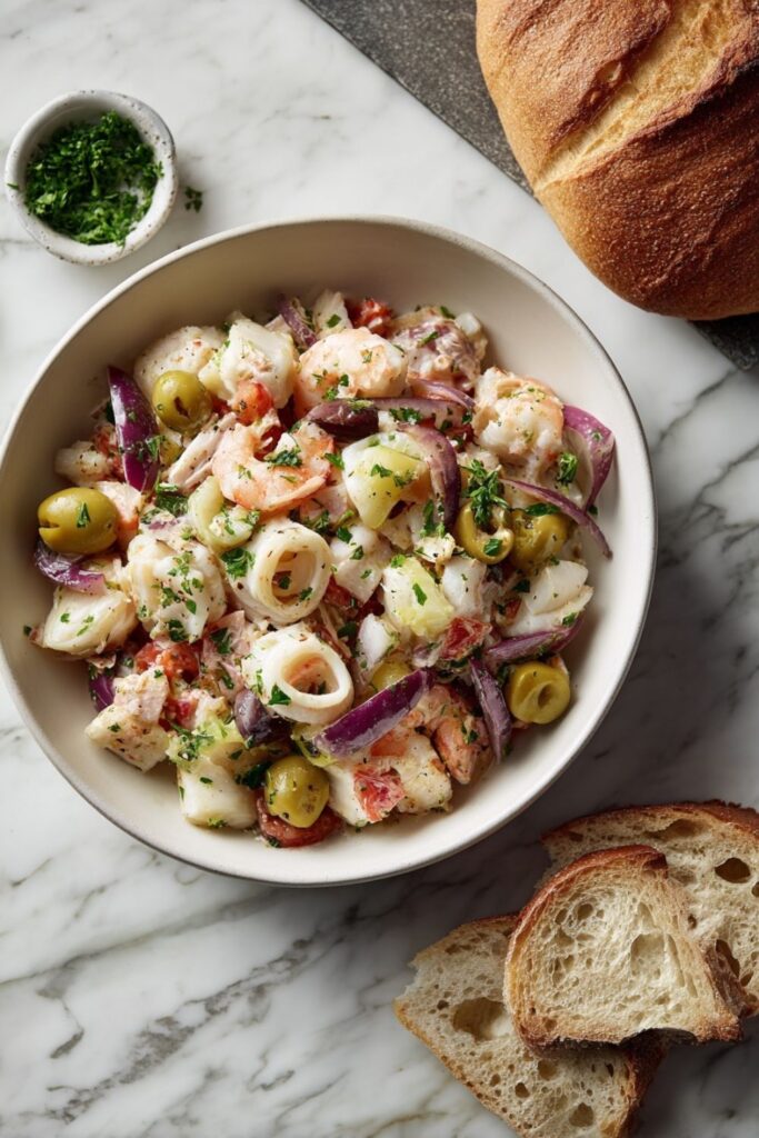 Italian Seafood Salad Christmas Eve