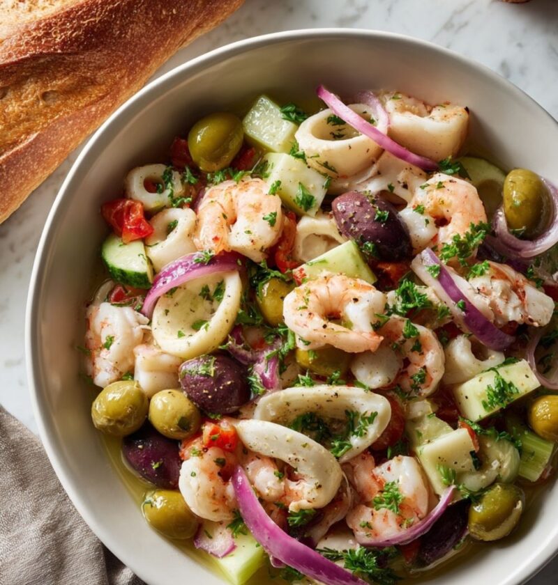 Italian Seafood Salad Christmas Eve