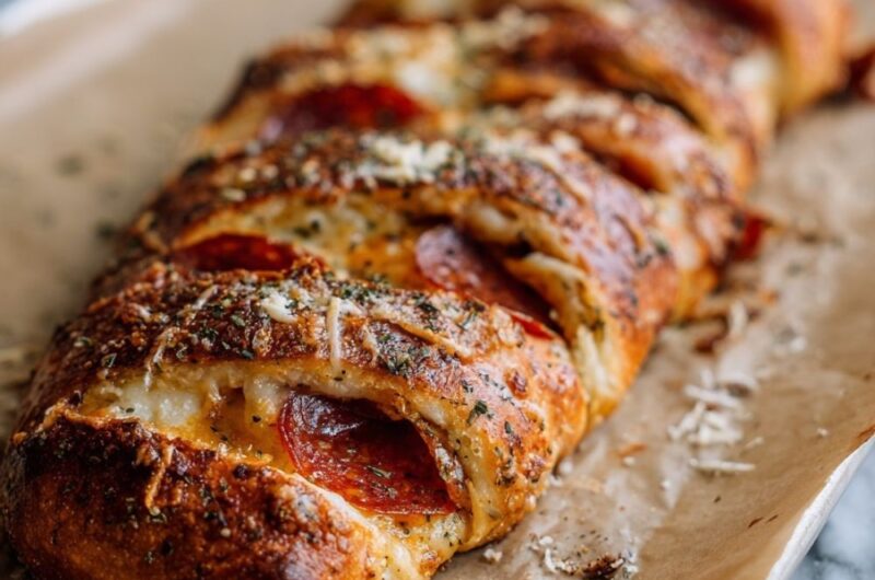 Italian Stromboli Stuffed Bread