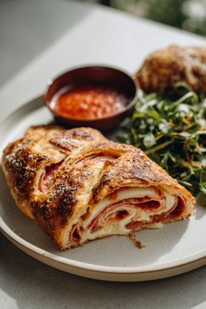 Italian Stromboli Stuffed Bread