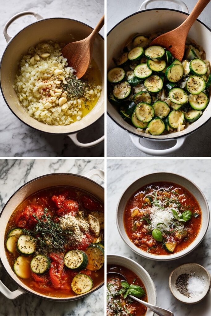 Italian Zucchini Tomato Soup
