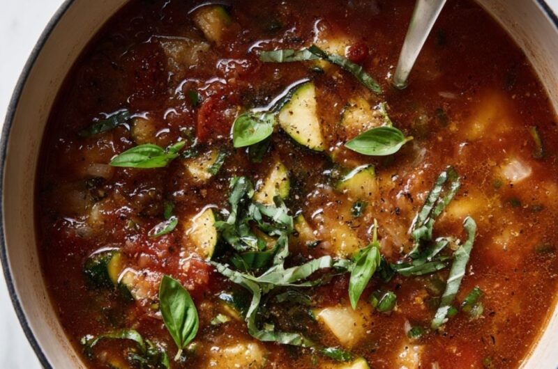 Italian Zucchini Tomato Soup