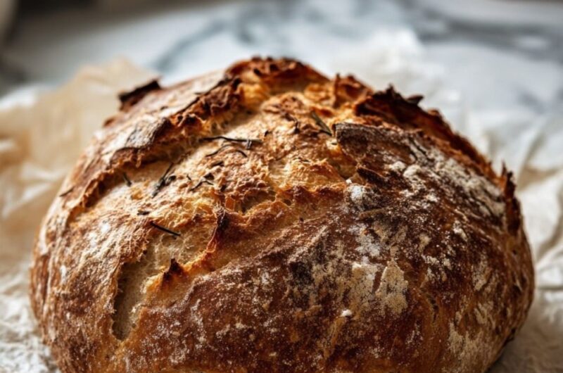 No Knead Italian Bread Dutch Oven