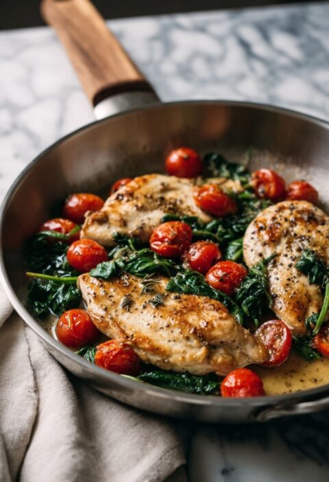 One Pan Italian Chicken Skillet