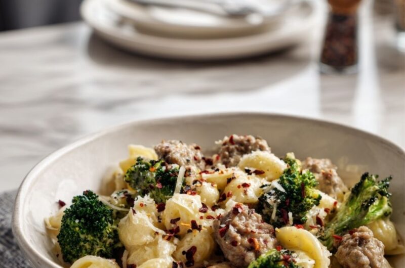 One Pot Italian Sausage And Broccoli Pasta