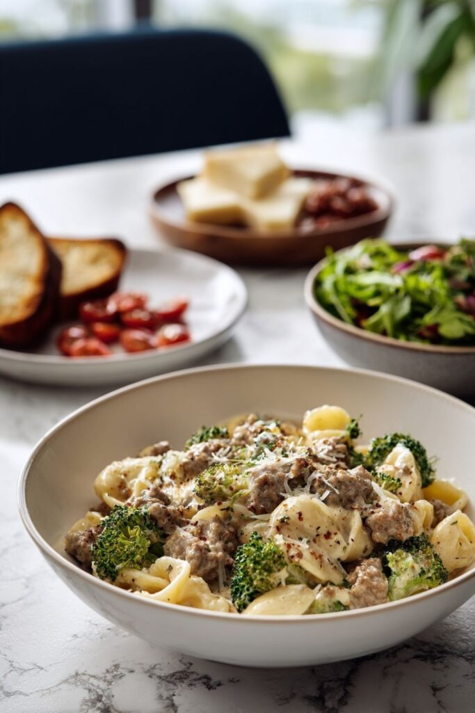 One Pot Italian Sausage And Broccoli Pasta