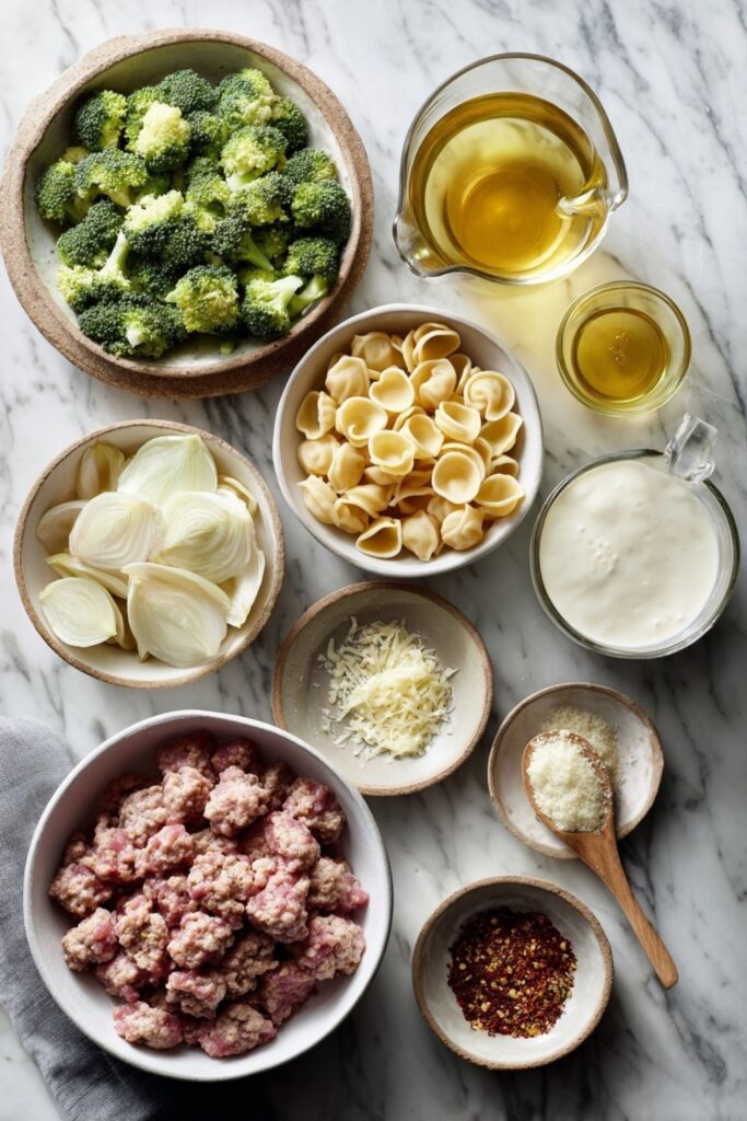 One Pot Italian Sausage And Broccoli Pasta