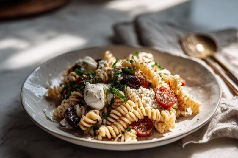 Tri Color Pasta Salad Italian Dressing