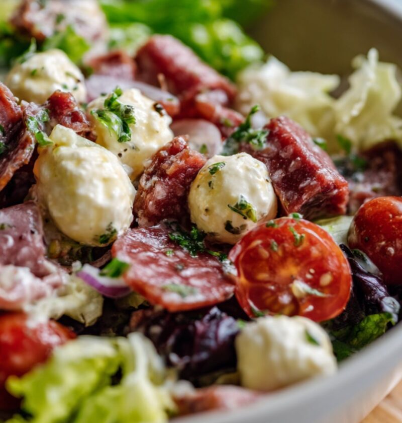 Keto Italian Salad Recipe