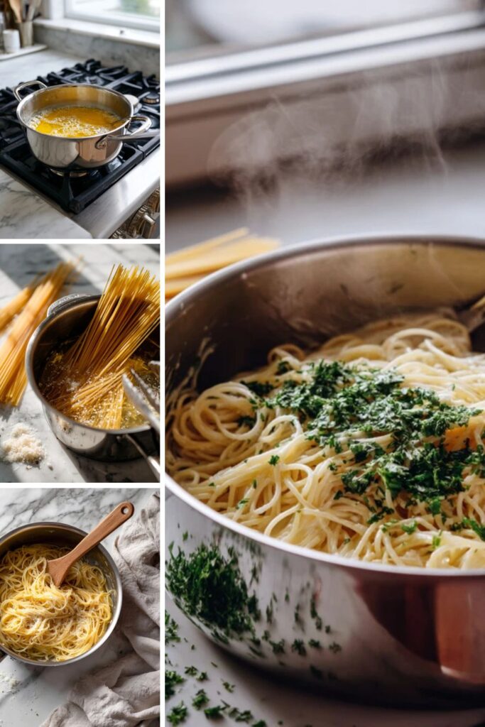 Creamy Spaghetti Recipe (1-pot)