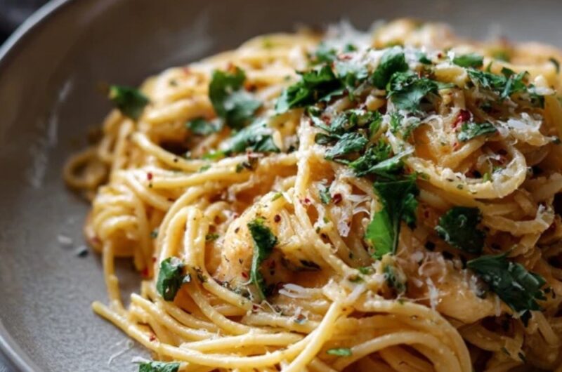 Creamy Spaghetti Recipe (1-pot)