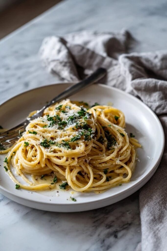 Creamy Spaghetti Recipe (1-pot)