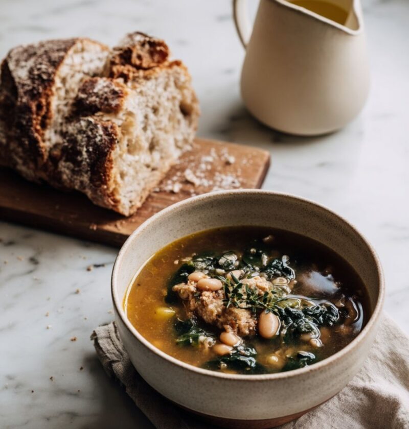 Healthy Italian Ground Turkey Soup
