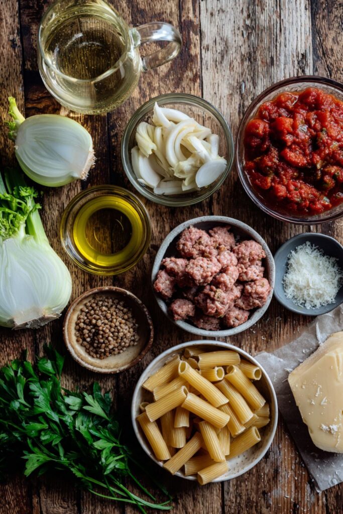 Ina Garten Italian Sausage and Fennel Rigatoni
