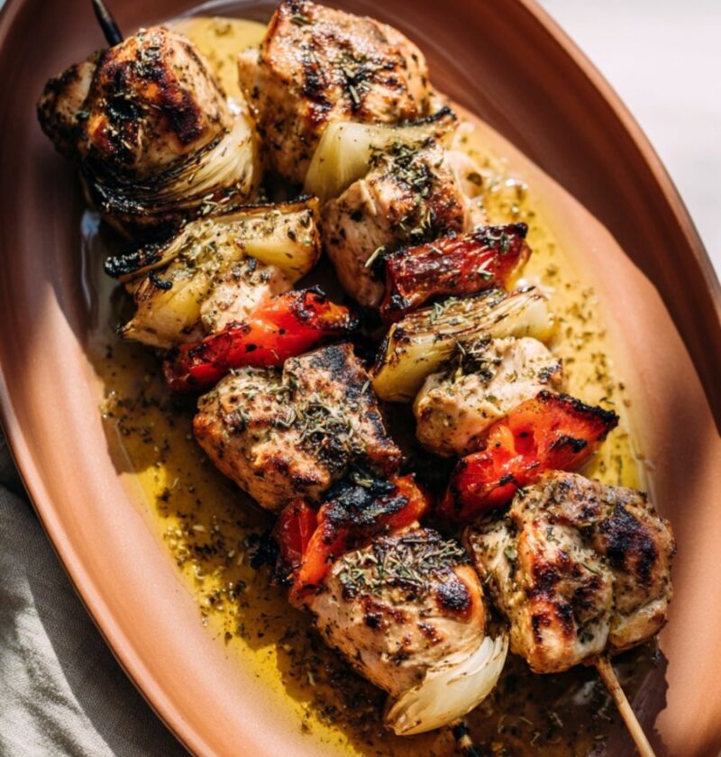 Italian Chicken Skewers