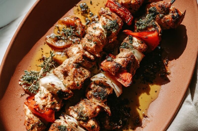 Italian Chicken Skewers