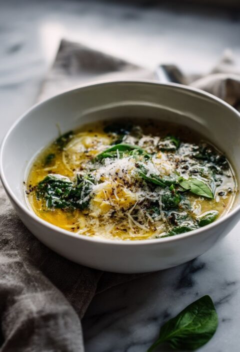 Italian Egg Drop Stracciatella Soup