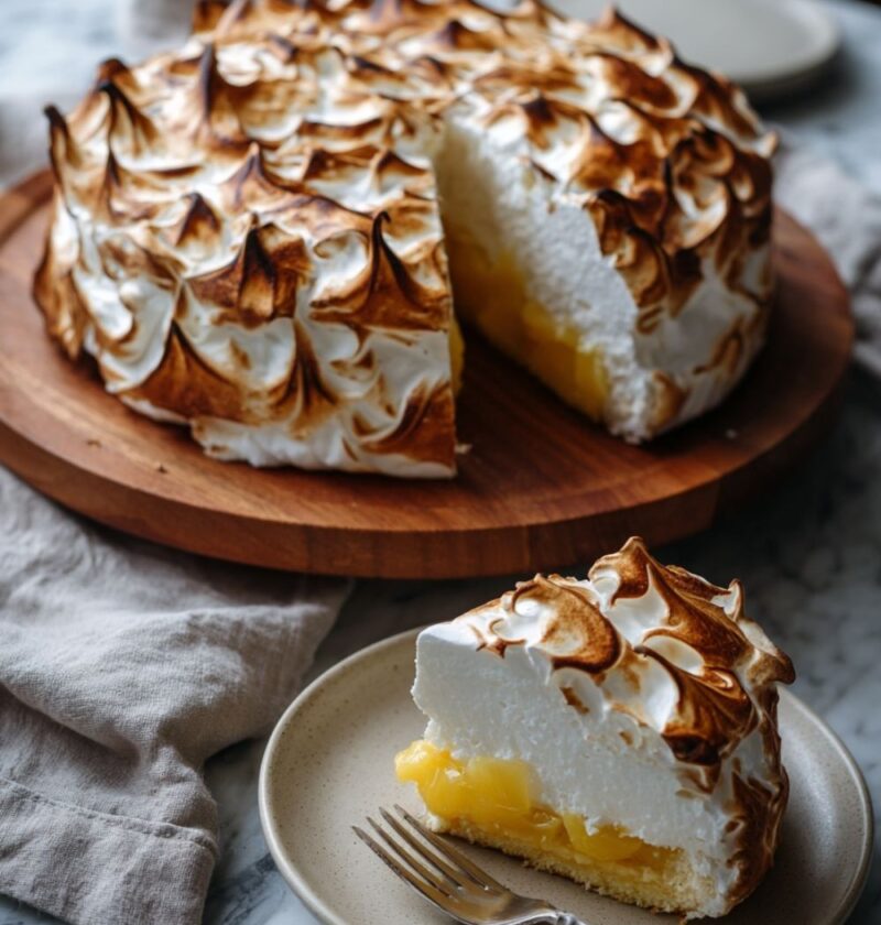 Italian Meringue Cake