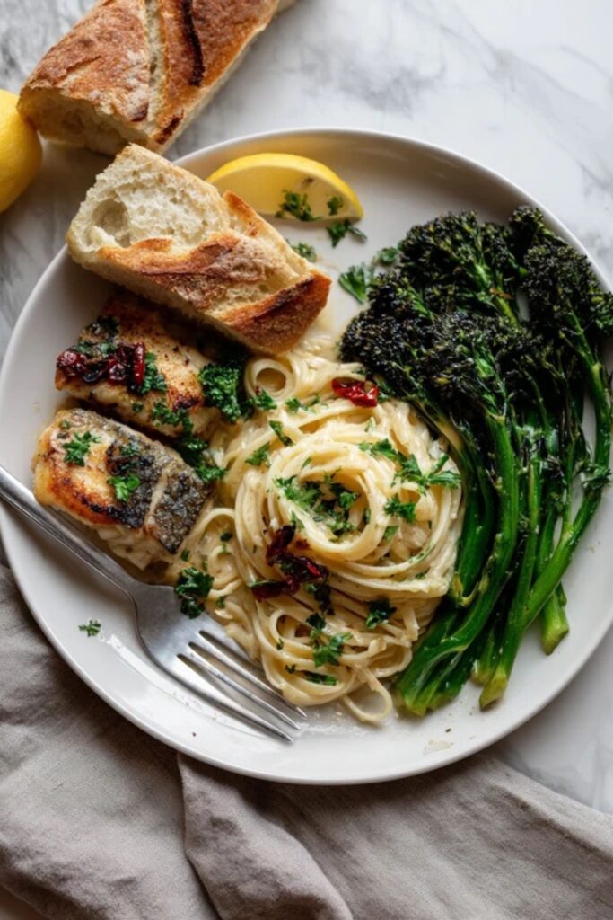 Italian Pasta in White Wine Sauce Recipe 