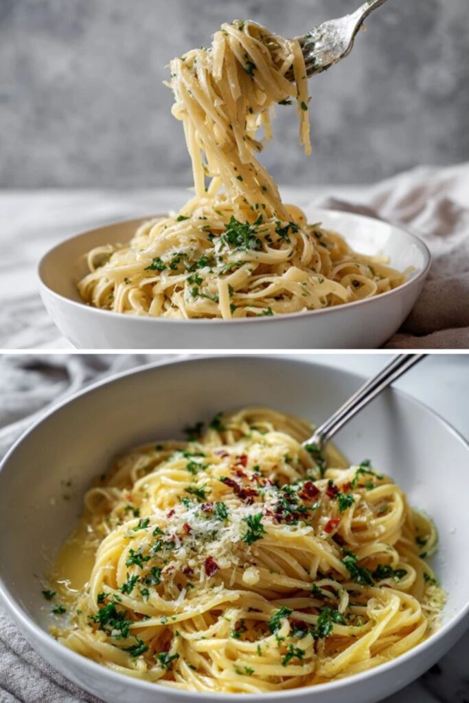 Italian Pasta in White Wine Sauce Recipe 