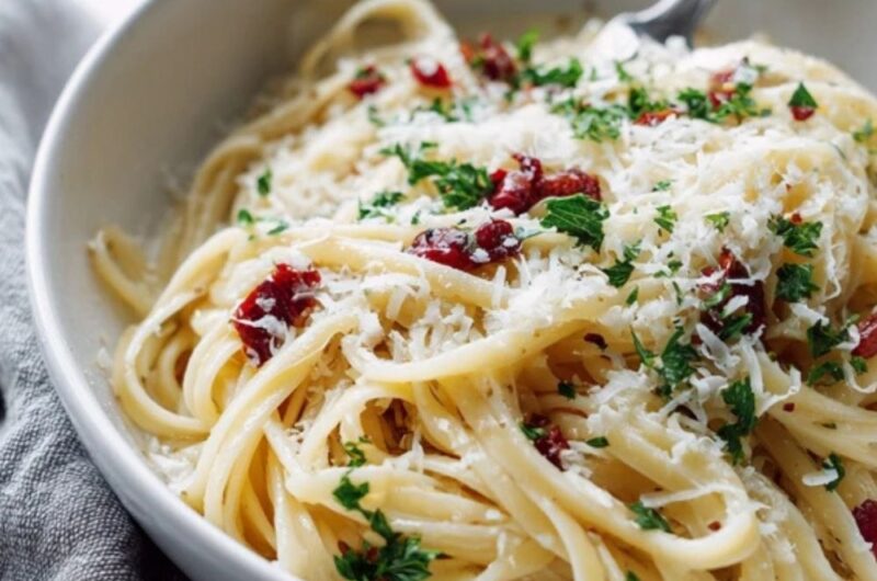 Italian Pasta in White Wine Sauce Recipe