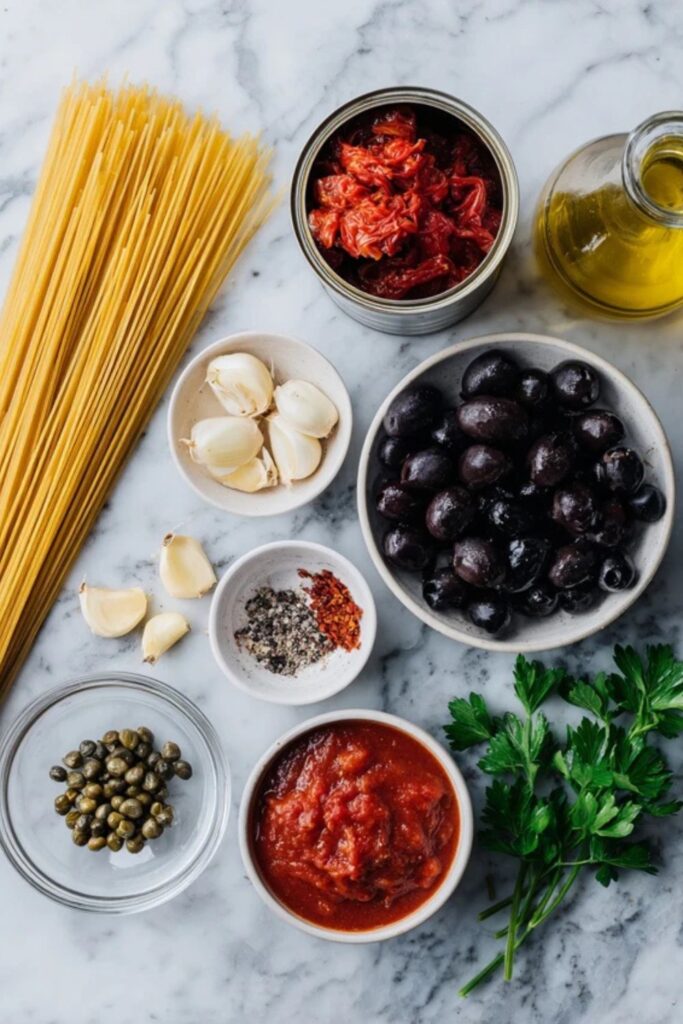 Italian Pasta with Olives Recipe 
