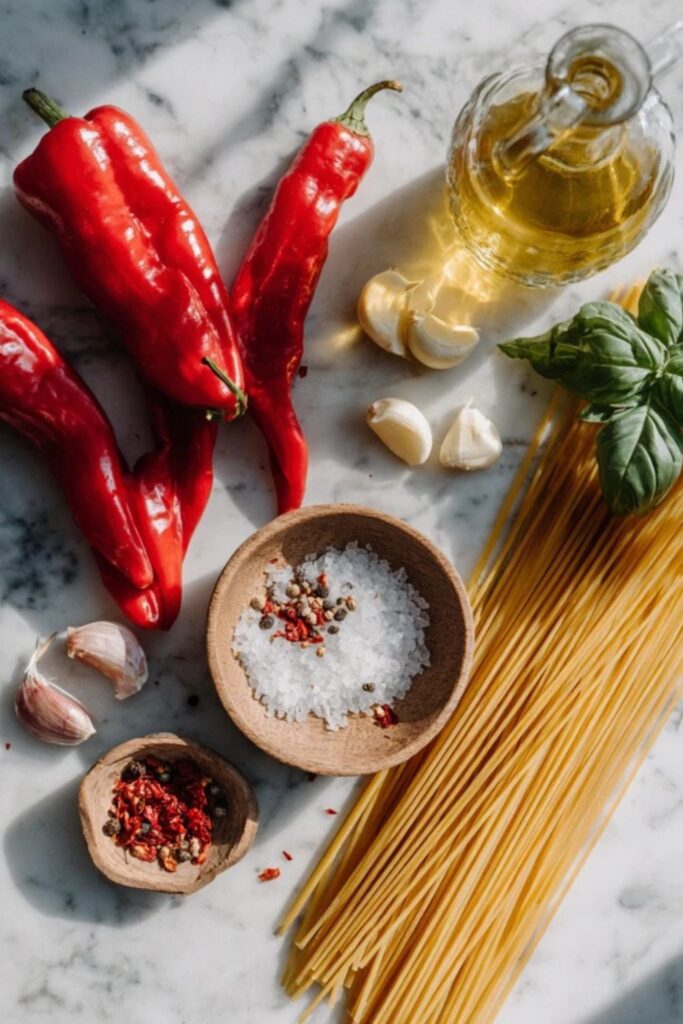 Italian Pasta with Peppers Recipe 