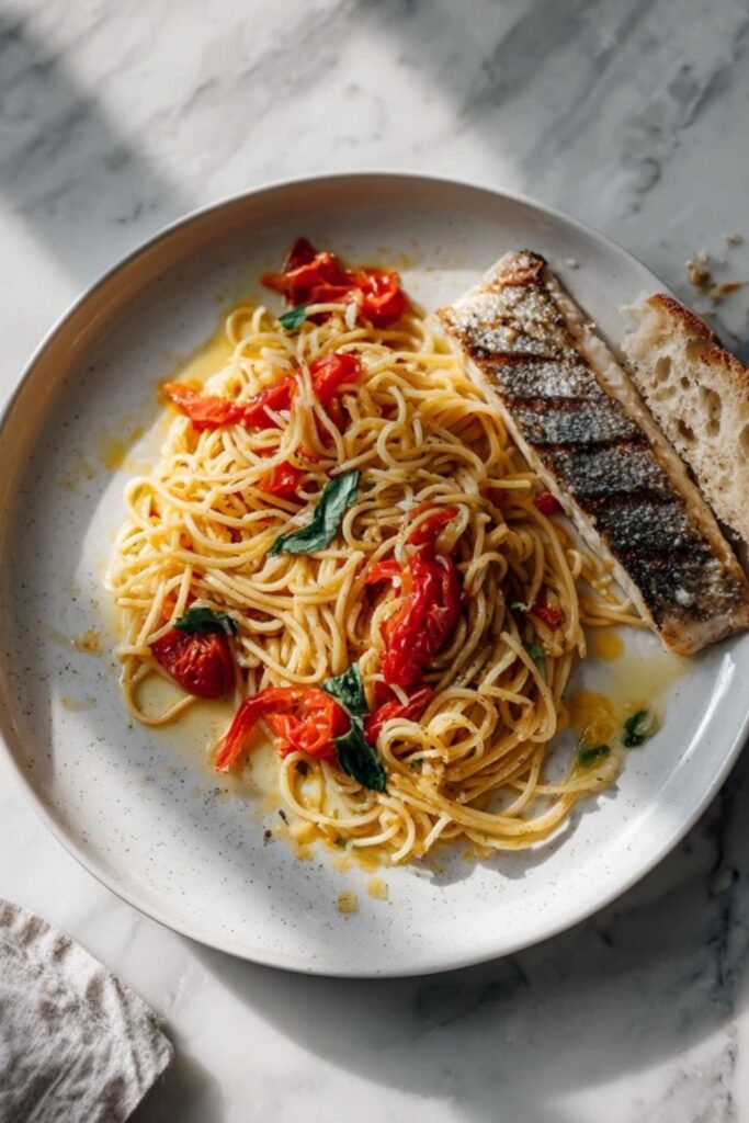 Italian Pasta with Peppers Recipe 