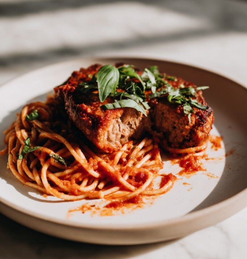 Italian Pork Chops With Pasta