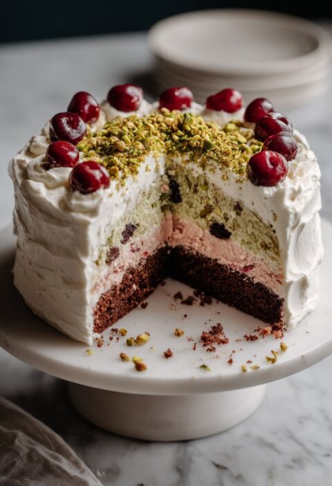 Italian Spumoni Cake