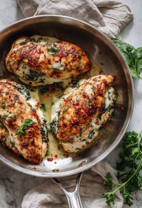 Italian Stuffed Chicken Breast