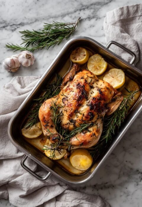 Italian Whole Roasted Chicken Recipe