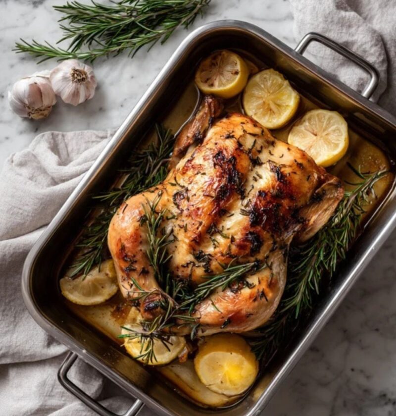 Italian Whole Roasted Chicken Recipe