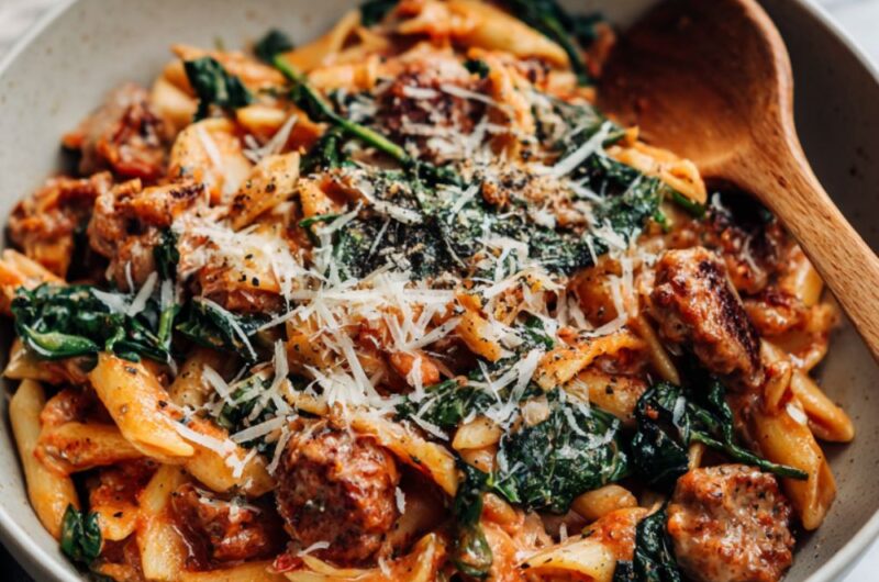 Pioneer Woman Italian Creamy Sausage Pasta