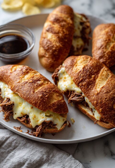Pioneer Woman Italian Drip Beef Sandwich