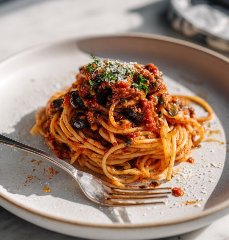 Pioneer Woman Italian Pasta Puttanesca