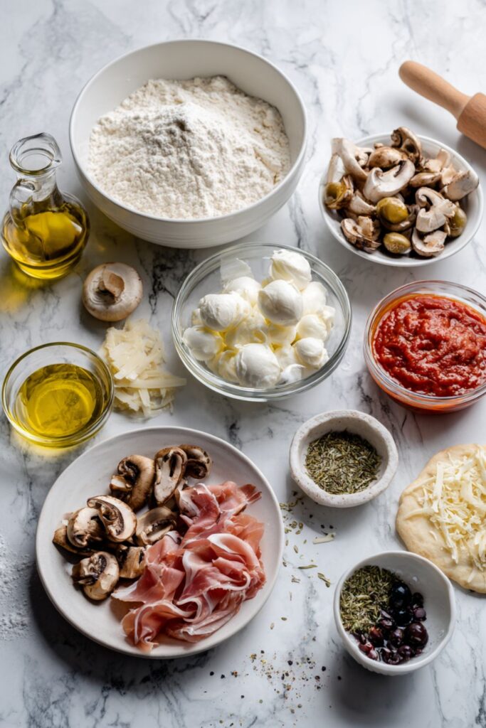 Italian Capricciosa Pizza Recipe