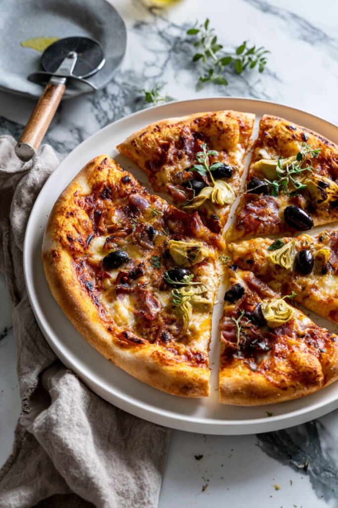 Italian Capricciosa Pizza Recipe