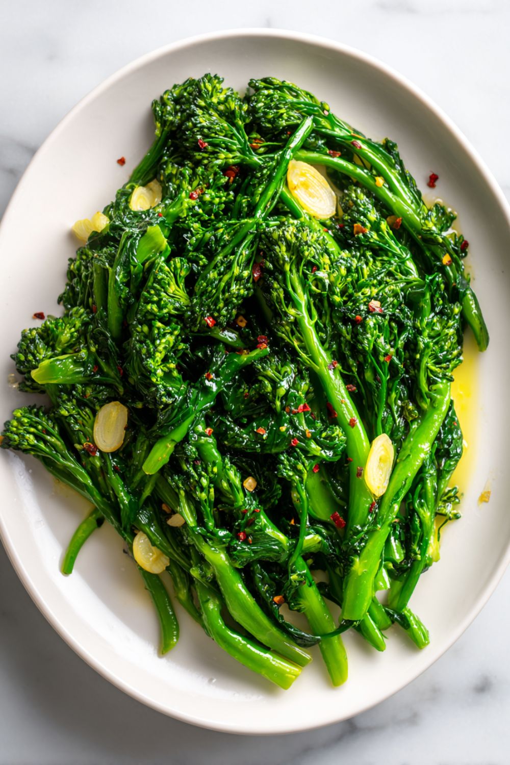 Stanley Tucci Italian Broccoli Rabe with Garlic Recipe