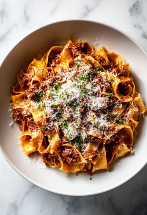 Stanley Tucci Tagliatelle Bolognese