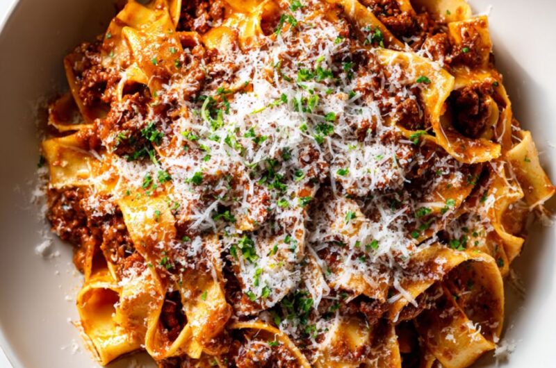 Stanley Tucci Tagliatelle Bolognese