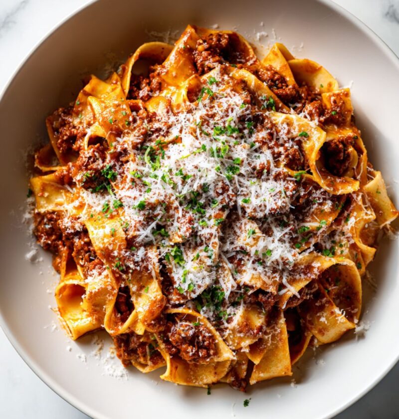 Stanley Tucci Tagliatelle Bolognese