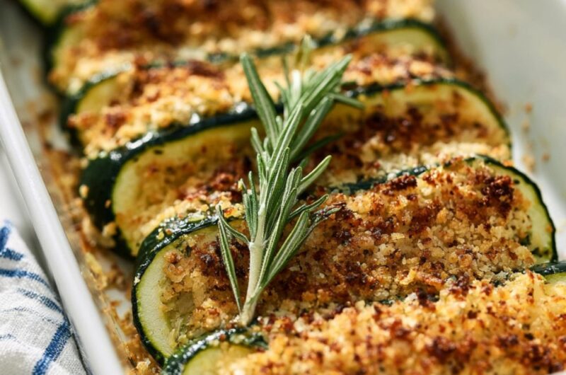Baked Zucchini with Rosemary