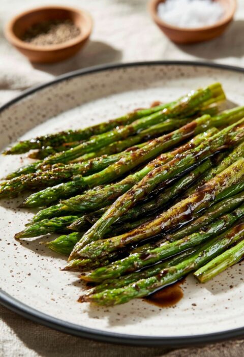 Balsamic Roasted Asparagus