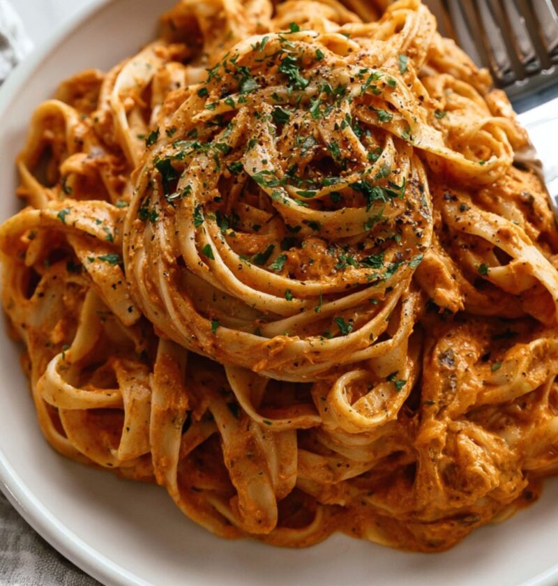Creamy Spinach Tomato Pasta