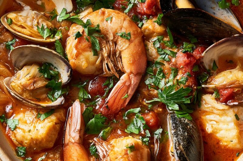 Italian Seafood Fish Stew Cioppino