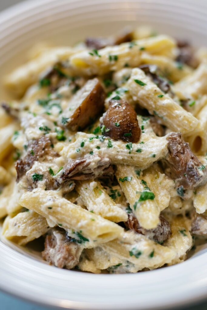 Mushroom Ricotta Pasta
