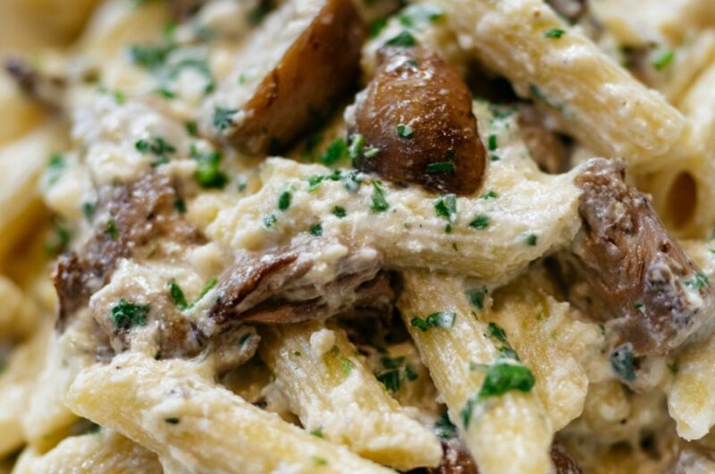 Mushroom Ricotta Pasta
