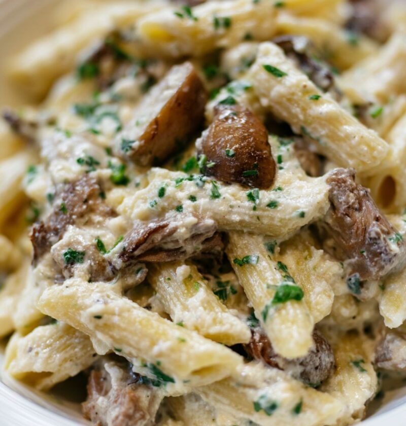 Mushroom Ricotta Pasta